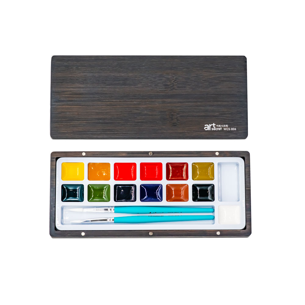 Watercolor Paint Set Solid Pigment - ArtSecret 13 Juego de paleta de