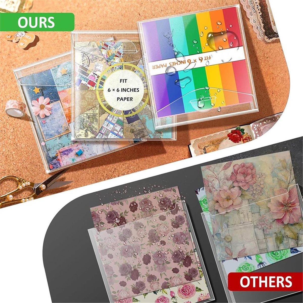 Scrapbooking - (A02R) Almacenamiento para álbumes de recortes