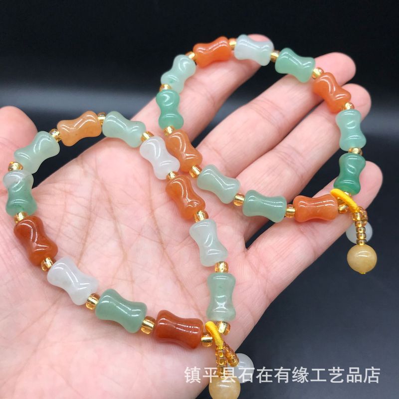 Beading - Pulsera de Joyería con Aventurina Natural,