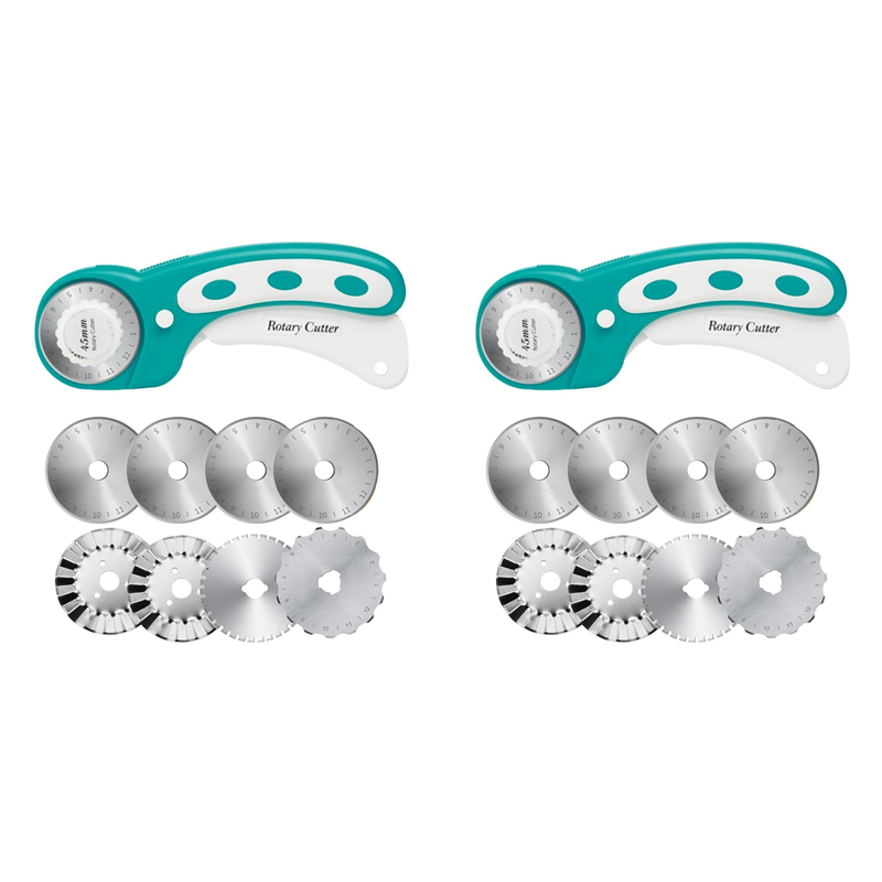 Rotary Cutter For Fabric 45Mm - 【¡SOLO TODAY!】Cortador giratorio de 2 uds.