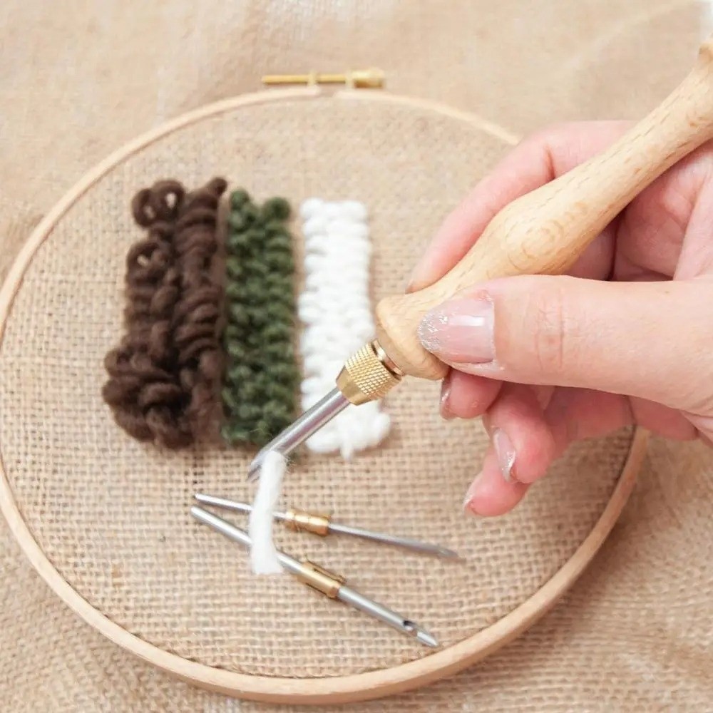 Cotton Embroidery Thread Skeins - Juego de agujas perforadoras de 2.5mm/3.5mm/5mm