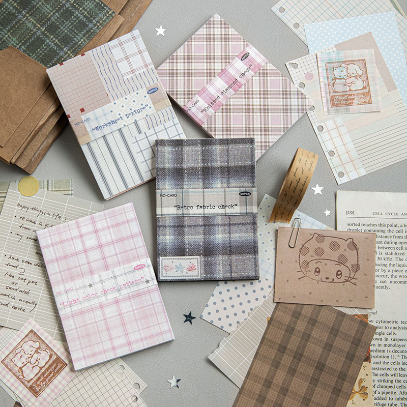 Vintage Junk Journal Scrapbooking Paper - 50 Piezas de Papel Decorativo a