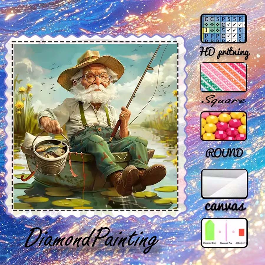 5D Diamond Painting Kit Full Drill - 1 pieza de tela flocada 5D