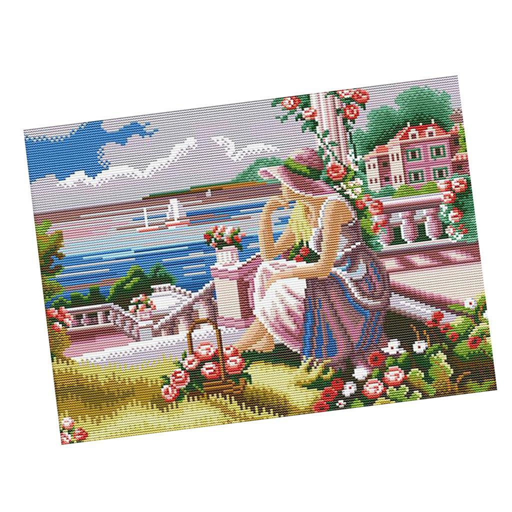 Cross Stitch Stamped Kits Beginners - Kits de Punto de Cruz Estampados,
