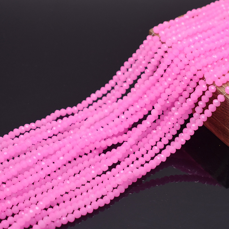 Glass Seed Beads 2Mm Jewelry Making - Rosa melocotón brillante 1, 2, 3,
