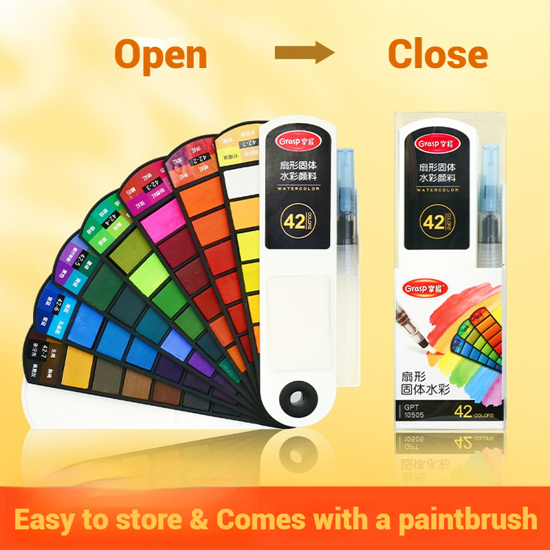 Watercolor Paint Set Solid Pigment - Juego de pigmentos de acuarela sólidos