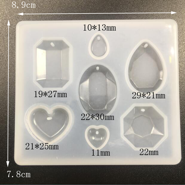 Juego de 6 moldes de silicona  - Silicone Epoxy Resin Molds Set reseña y precio