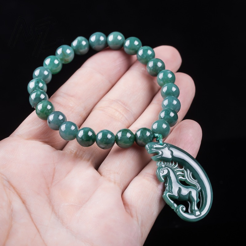 Pulsera de Jadeíta Natural Azu - Beading reseña y precio
