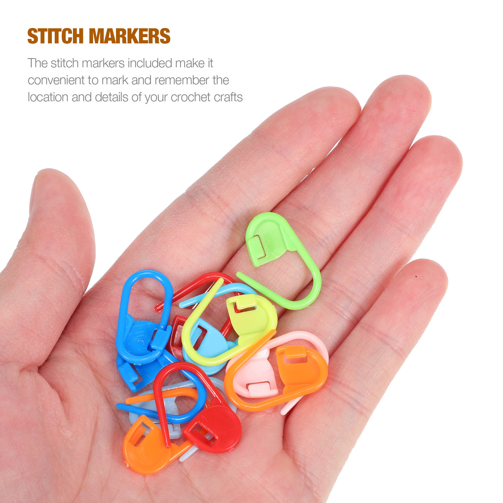 1 Juego de Agujas de Ganchillo - Wooden Crochet Hooks Ergonomic Handle reseña y precio