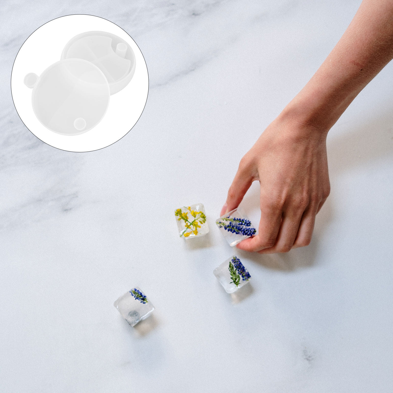 Juego de 6 Moldes de Silicona  - Silicone Epoxy Resin Molds Set reseña y precio