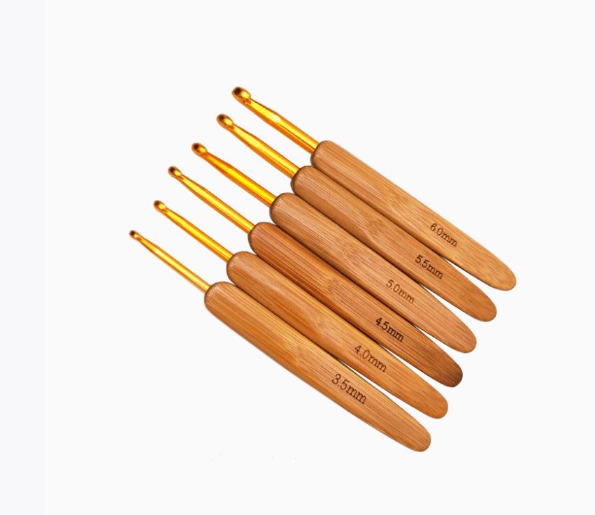 Ganchos de ganchillo con mango - Wooden Crochet Hooks Ergonomic Handle reseña y precio
