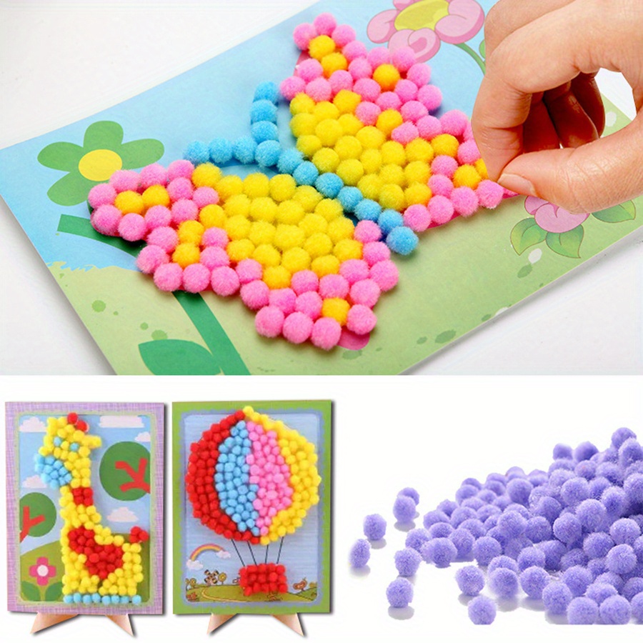 Pintura de pompón de colores,  - Painting Supplies reseña y precio
