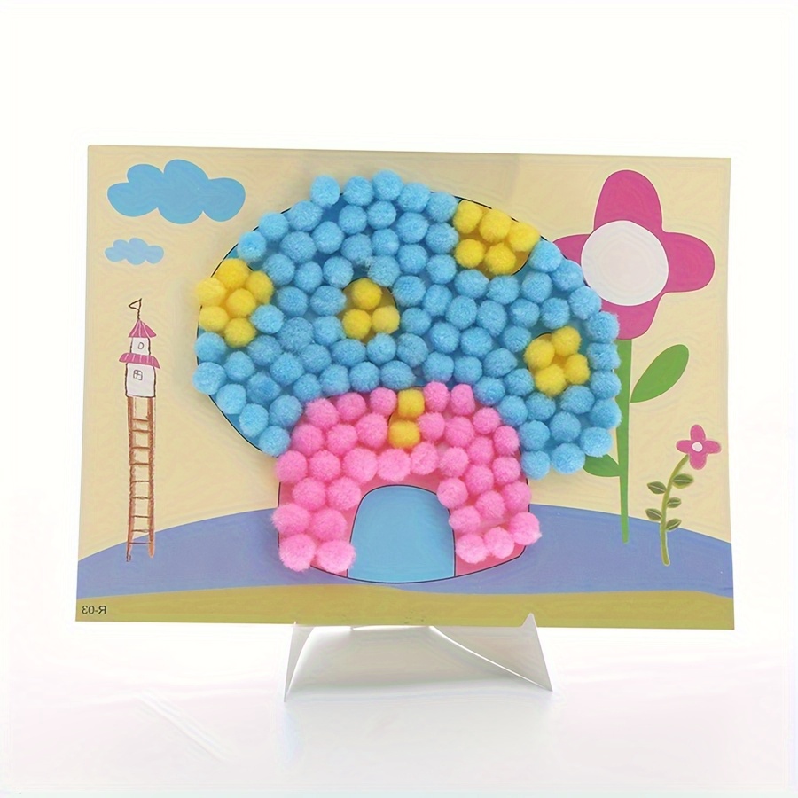 Pintura de pompón de colores,  - Painting Supplies reseña y precio