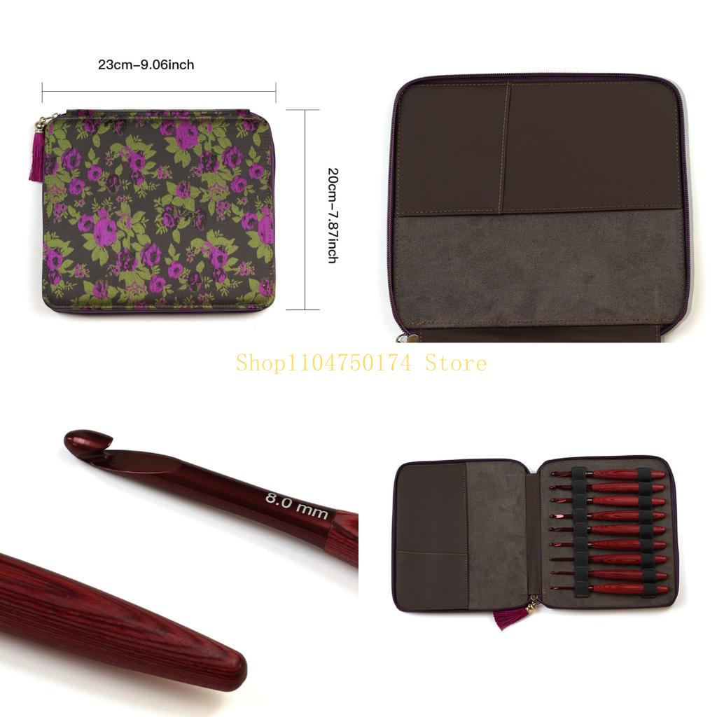 Aguja ganchillo aluminio con m - Wooden Crochet Hooks Ergonomic Handle reseña y precio