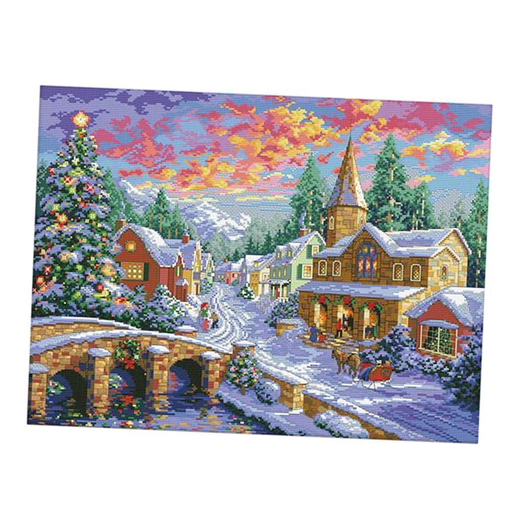 Kit de Punto de Cruz Estampado - Cross Stitch Stamped Kits Beginners reseña y precio