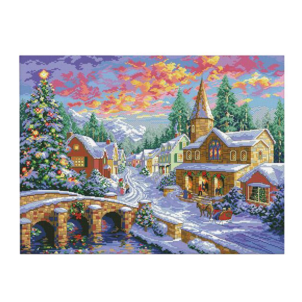 Kit de Punto de Cruz Estampado - Cross Stitch Stamped Kits Beginners reseña y precio