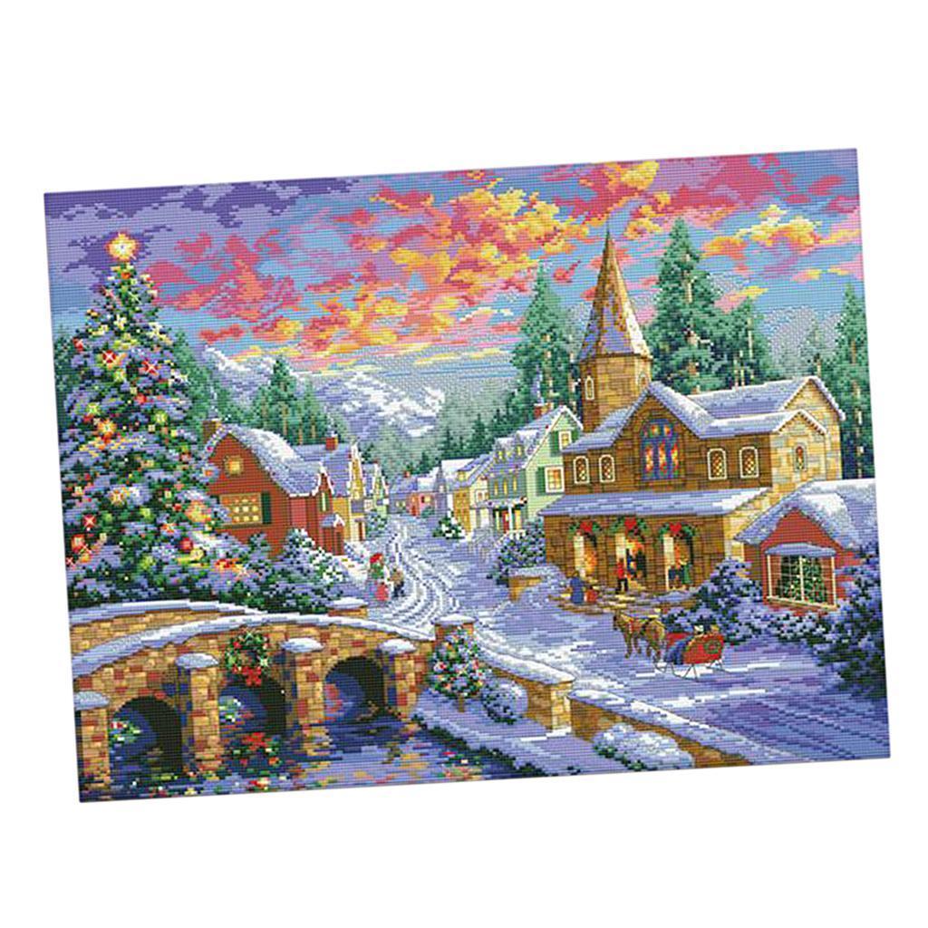 Kit de Punto de Cruz Estampado - Cross Stitch Stamped Kits Beginners reseña y precio