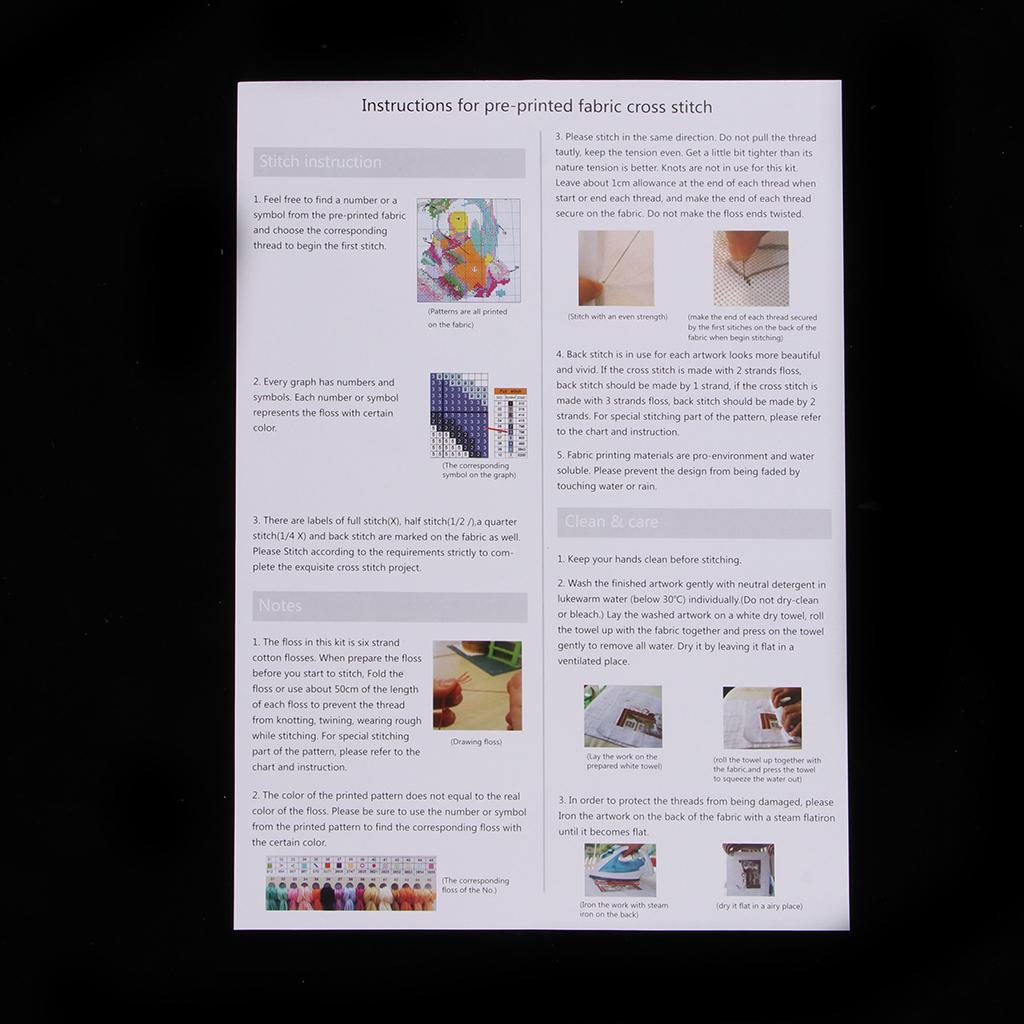 Kits de Punto de Cruz Estampad - Cross Stitch Stamped Kits Beginners reseña y precio