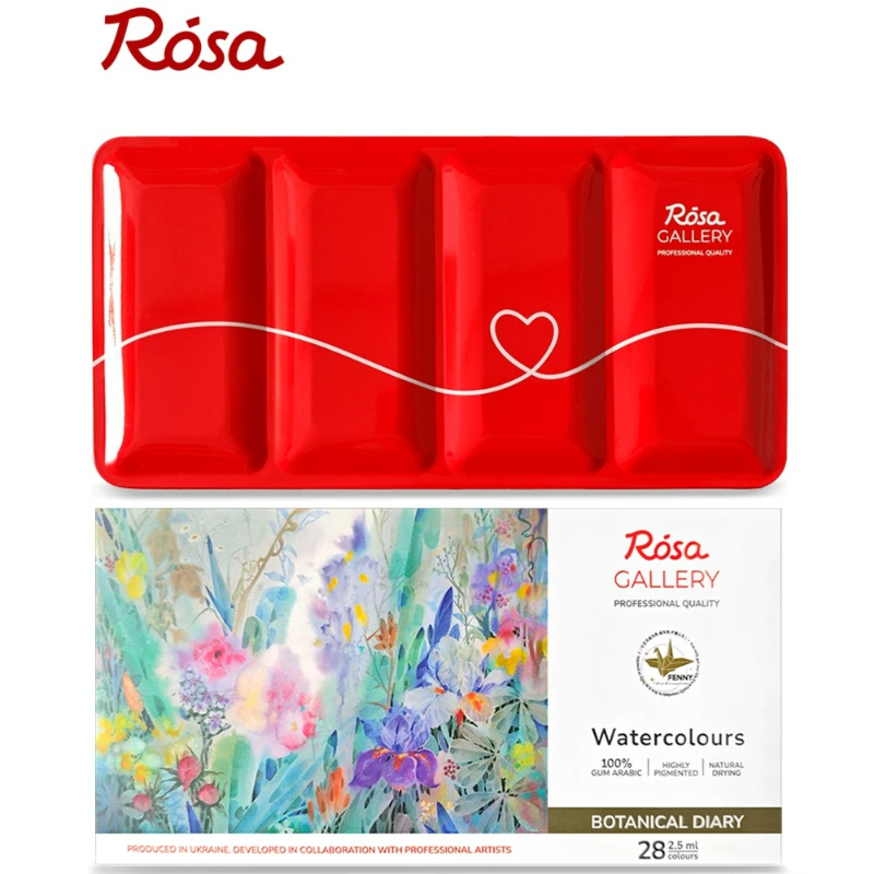 Set de Acuarelas ROSA de 28 Co - Watercolor Paint Set Solid Pigment reseña y precio