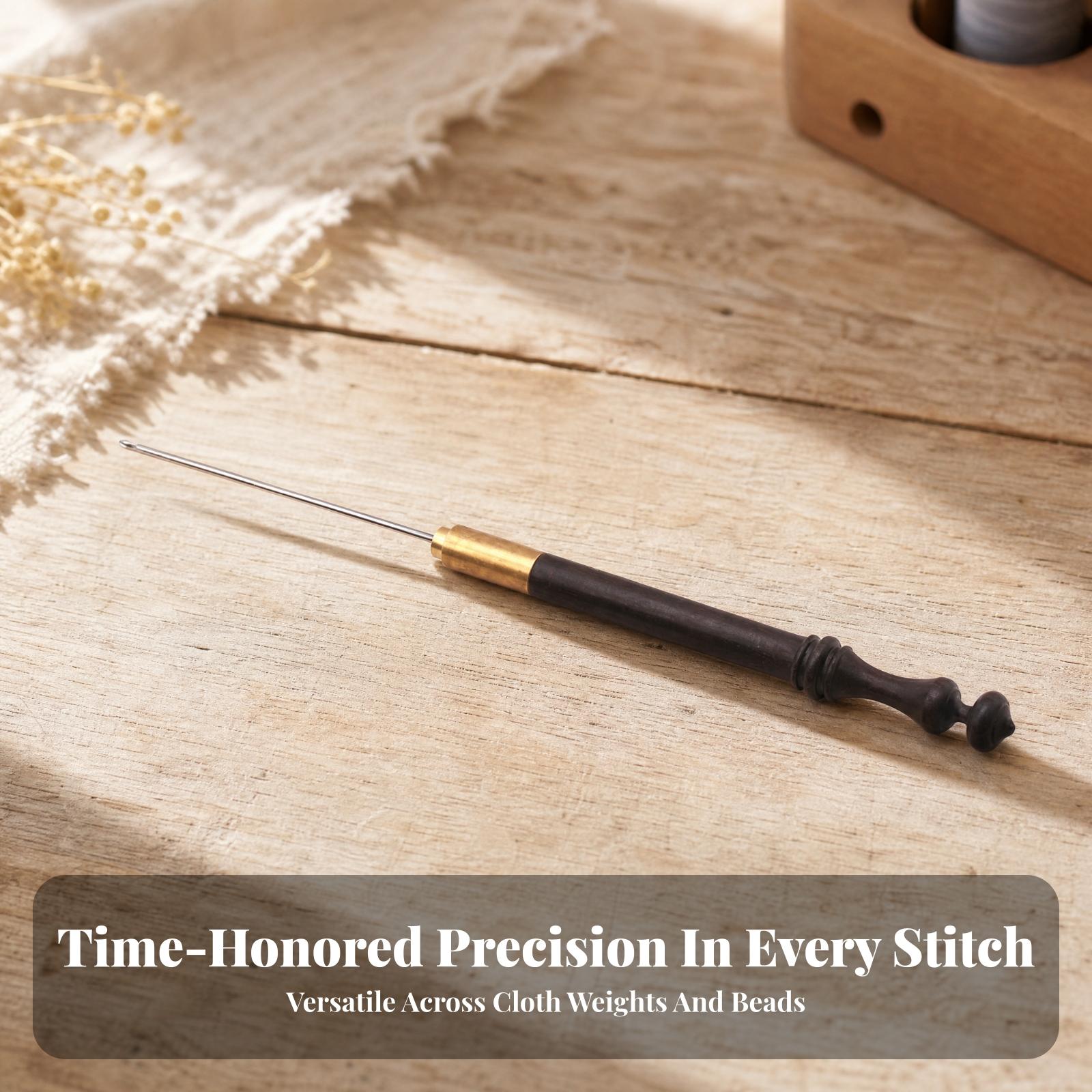 Gancho de Bordado con Mango de - Wooden Crochet Hooks Ergonomic Handle reseña y precio