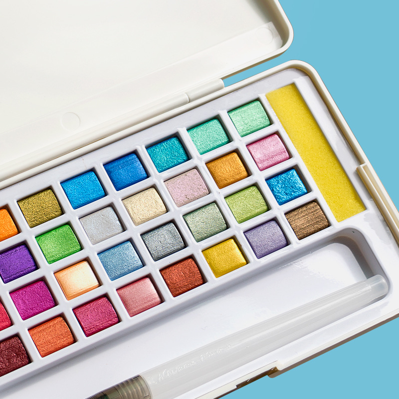 Juego de pintura de acuarela s - Watercolor Paint Set Solid Pigment reseña y precio