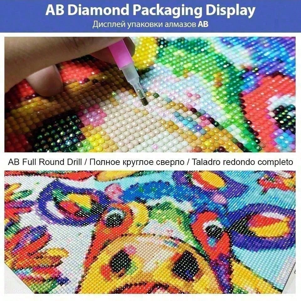 1 pieza de tela flocada 5D DIY - 5D Diamond Painting Kit Full Drill reseña y precio
