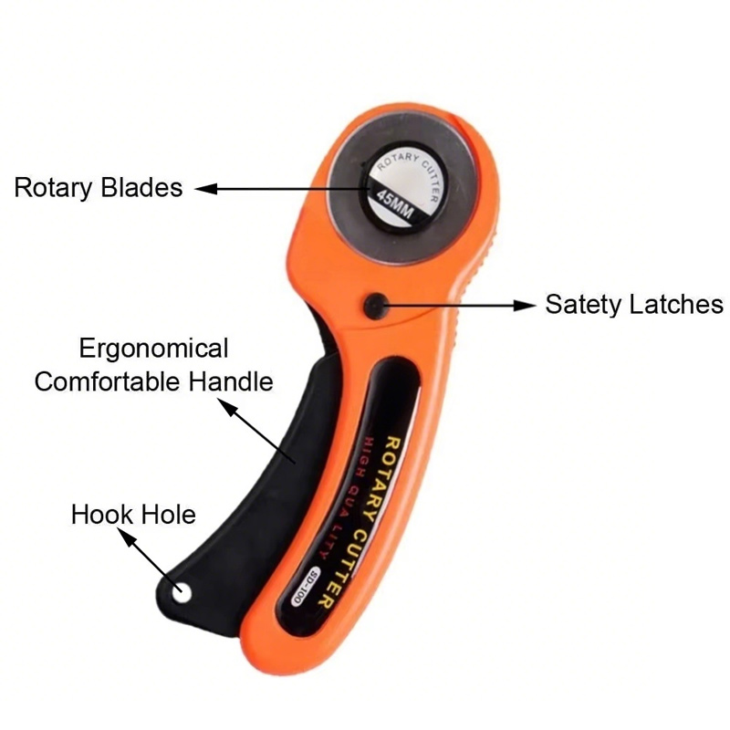 Cuchillo de rueda de rodillo d - Rotary Cutter For Fabric 45Mm reseña y precio