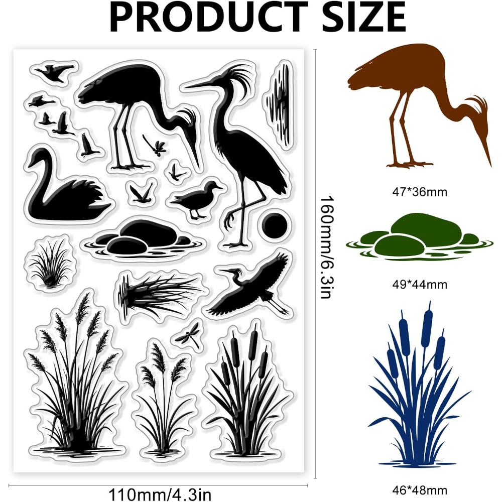 Sellos transparentes con diseñ - Clear Silicone Stamps For Card Making reseña y precio