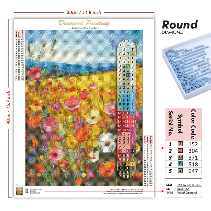 Kit de Pintura de Diamantes 5D - 5D Diamond Painting Kit Full Drill reseña y precio