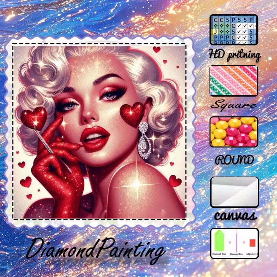 1 pieza de tela flocada 5D DIY - 5D Diamond Painting Kit Full Drill reseña y precio