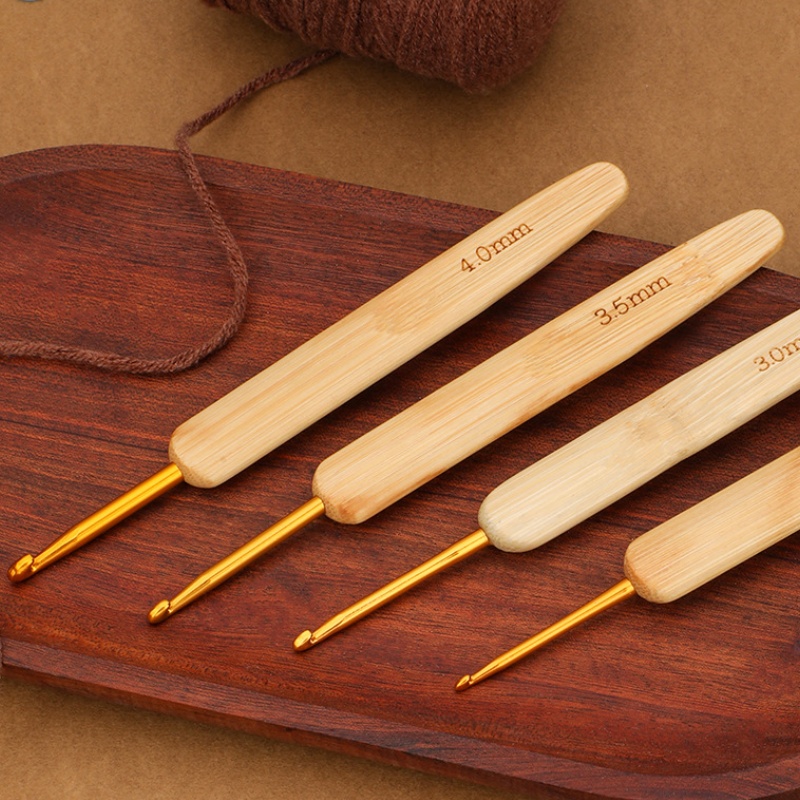 Ganchos de ganchillo con mango - Wooden Crochet Hooks Ergonomic Handle reseña y precio
