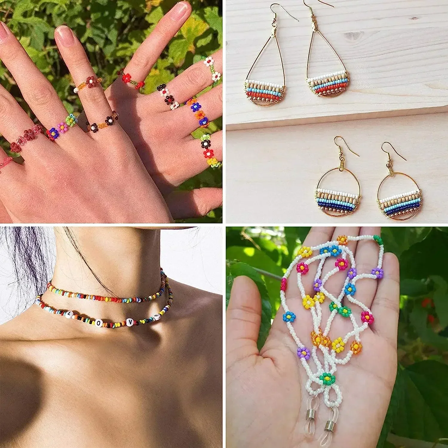 Cuentas de semilla de vidrio c - Glass Seed Beads 2Mm Jewelry Making reseña y precio
