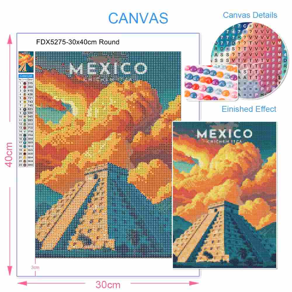 Kits de pintura con diamantes  - 5D Diamond Painting Kit Full Drill reseña y precio