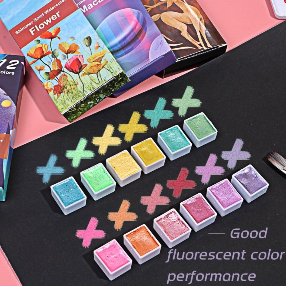 Juego de pintura de acuarela s - Watercolor Paint Set Solid Pigment reseña y precio