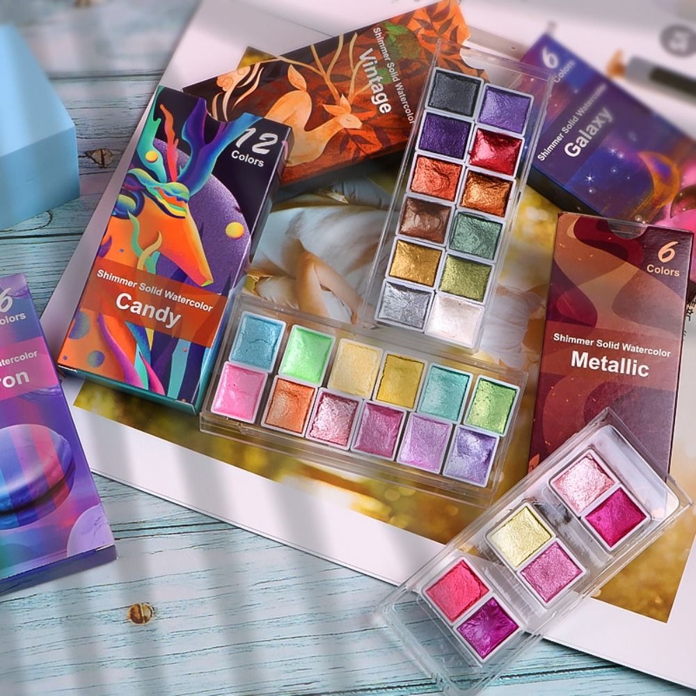 Juego de pintura de acuarela s - Watercolor Paint Set Solid Pigment reseña y precio
