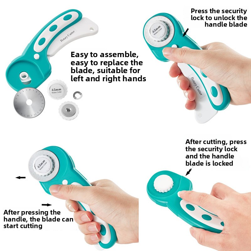 Cortador Rotatorio de 45 mm, H - Rotary Cutter For Fabric 45Mm reseña y precio