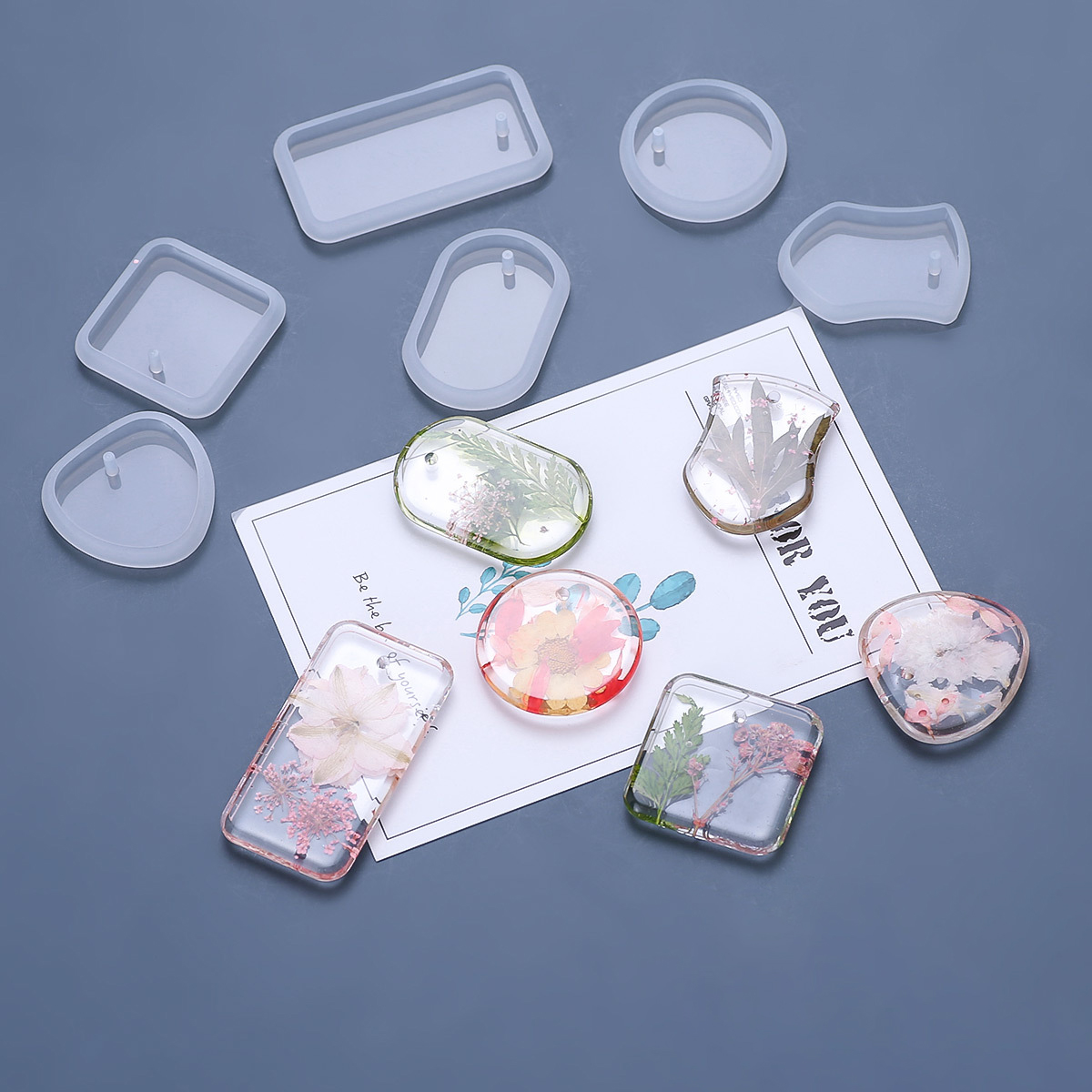Juego de moldes de silicona pa - Silicone Epoxy Resin Molds Set reseña y precio