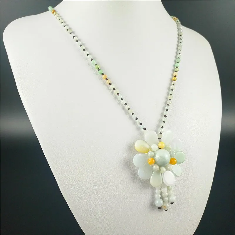 Colgante de Jade y girasol bir - Beading reseña y precio