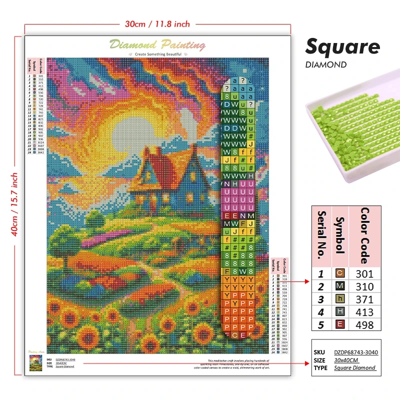 Kit de Pintura de Diamantes 5D - 5D Diamond Painting Kit Full Drill reseña y precio