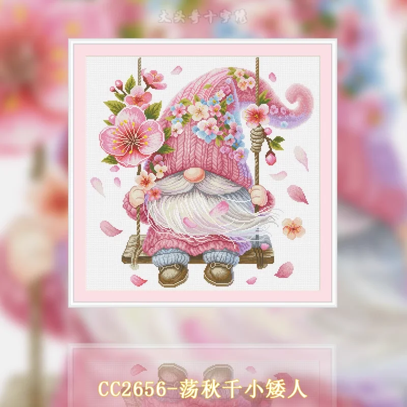 【CC2656 - Enano en movimiento】 - Cross Stitch Stamped Kits Beginners reseña y precio
