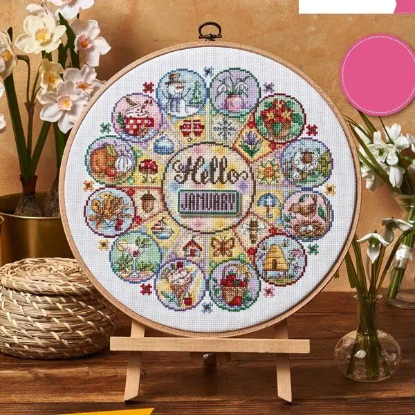 [CC4270 - Feliz Año] Kit de Pu - Cross Stitch Stamped Kits Beginners reseña y precio