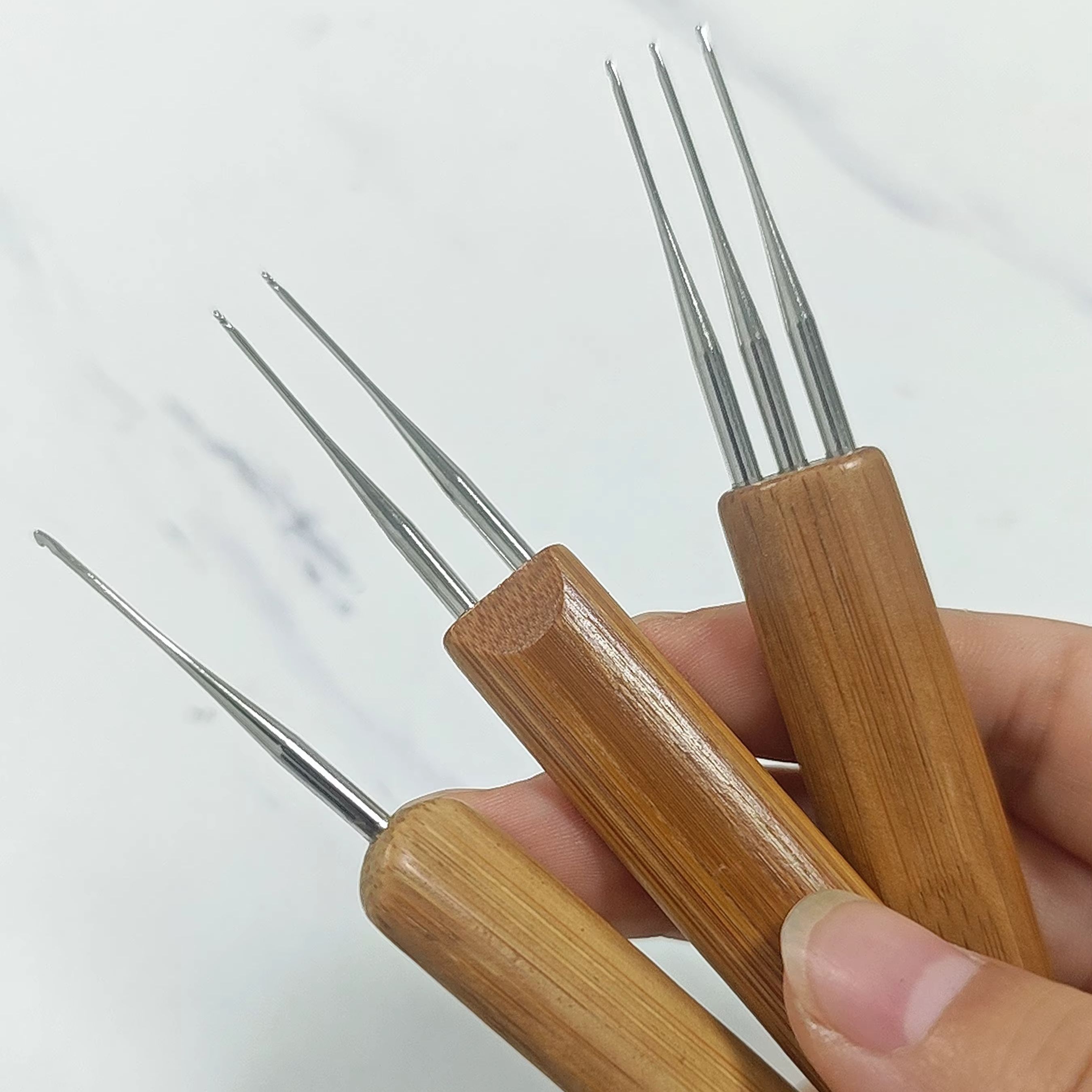 Ganchos de Crochet Ergonómicos - Wooden Crochet Hooks Ergonomic Handle reseña y precio