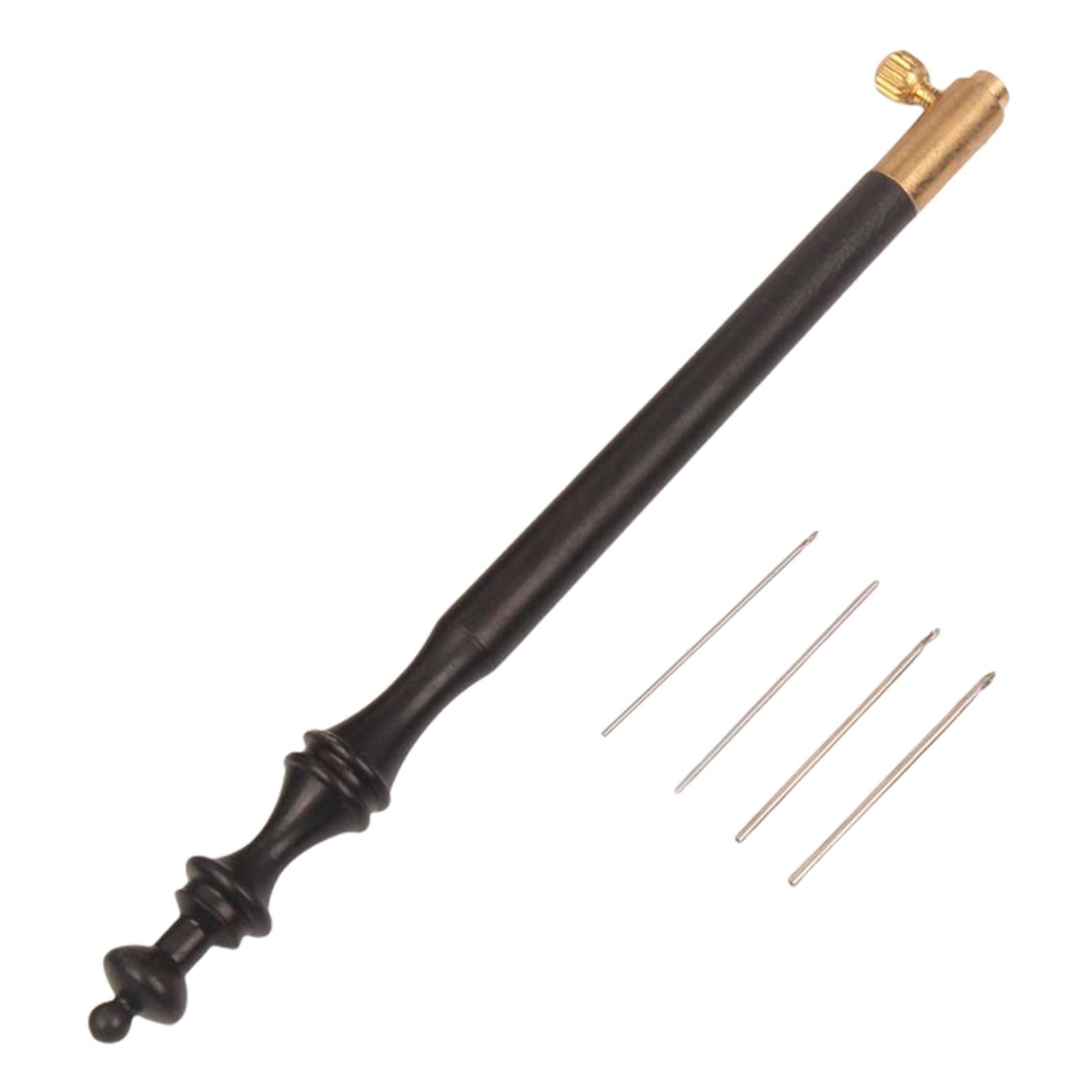 Kit de Agujas de Ganchillo y B - Wooden Crochet Hooks Ergonomic Handle reseña y precio