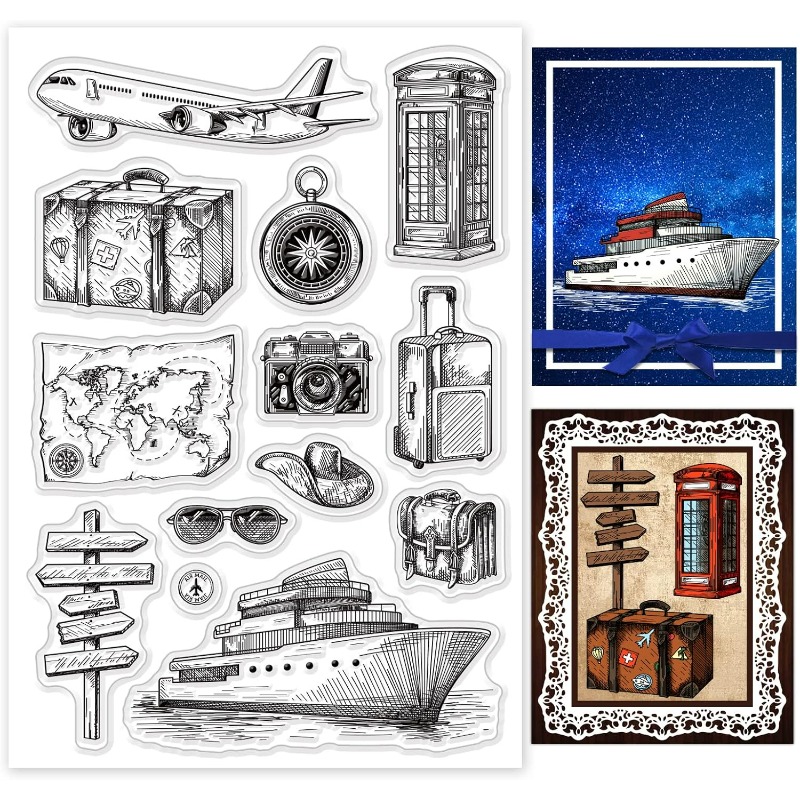 Sello de silicona transparente - Clear Silicone Stamps For Card Making reseña y precio