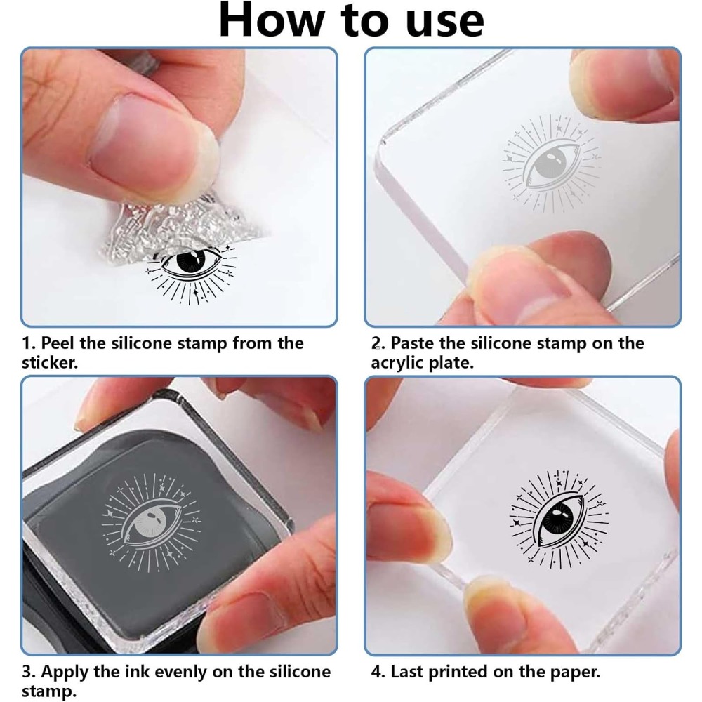 Sellos transparentes de feliz  - Clear Silicone Stamps For Card Making reseña y precio