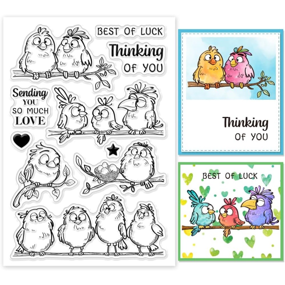 Sellos transparentes de ramas  - Clear Silicone Stamps For Card Making reseña y precio