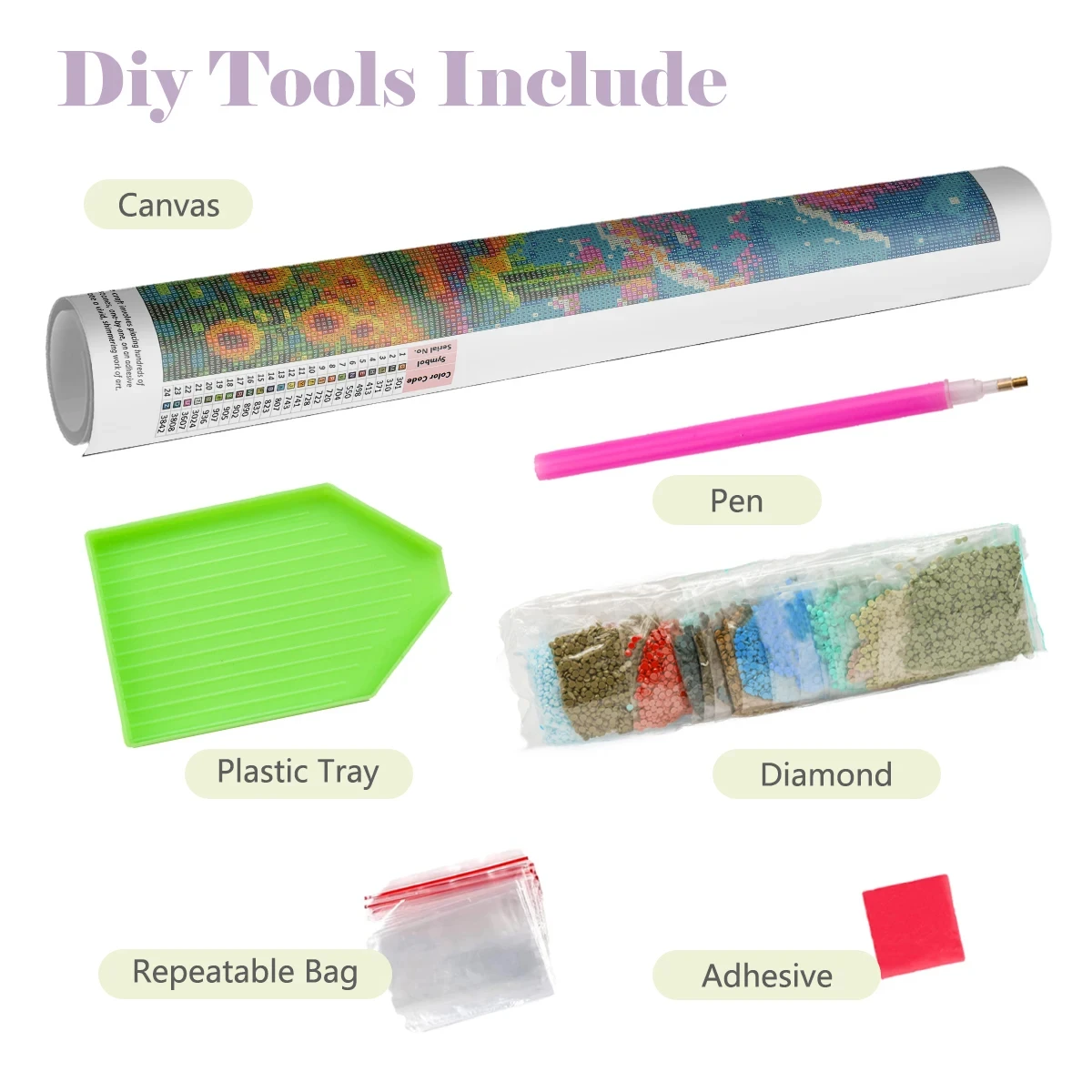 Kit de Pintura de Diamantes 5D - 5D Diamond Painting Kit Full Drill reseña y precio