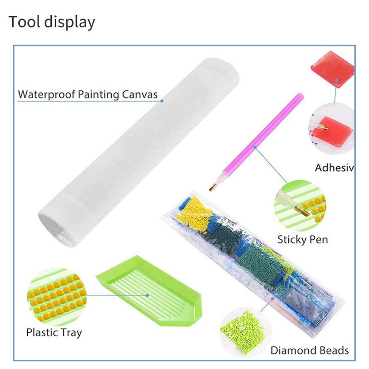 Kits de pintura de diamantes p - 5D Diamond Painting Kit Full Drill reseña y precio