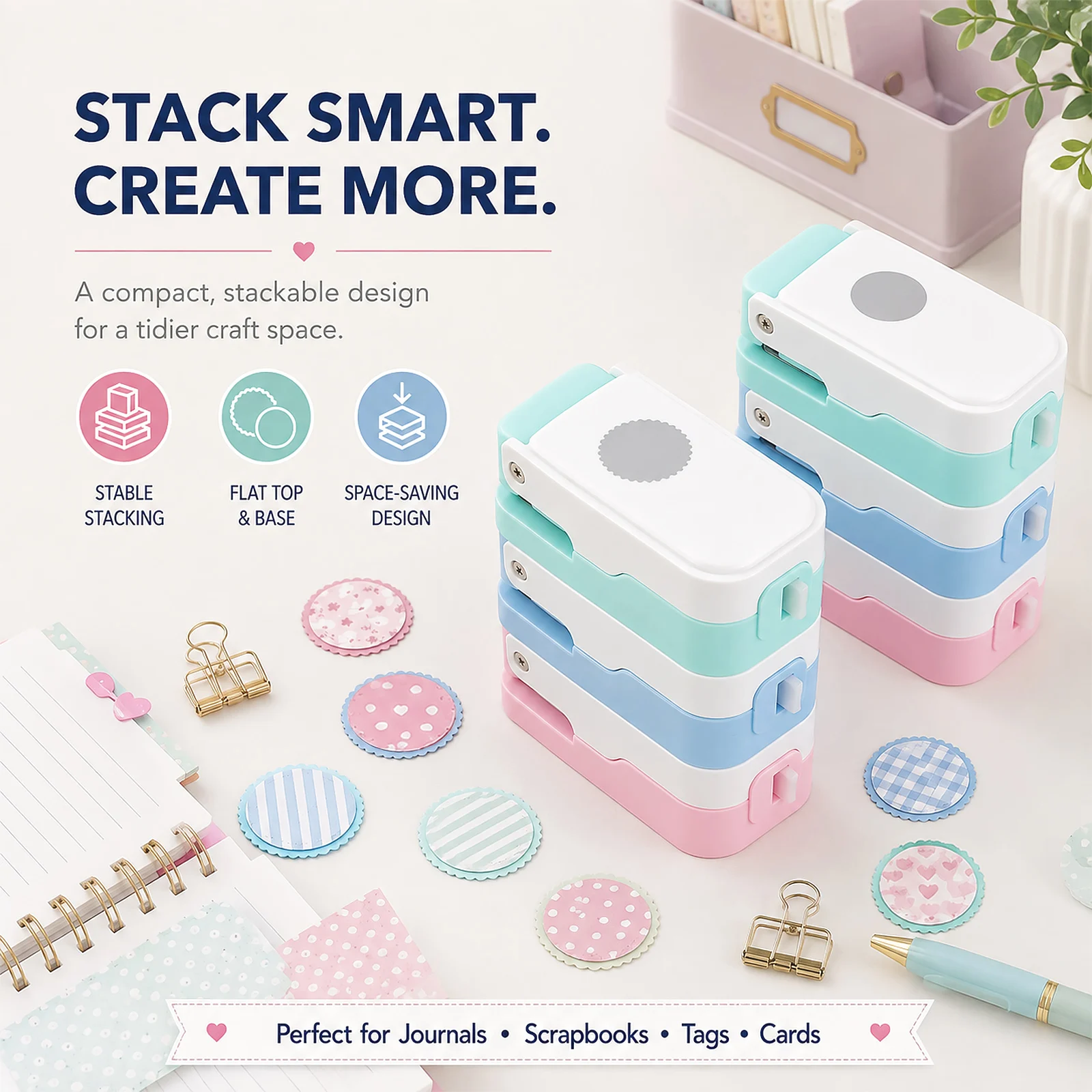Perforadora de círculos con di - Scrapbooking reseña y precio