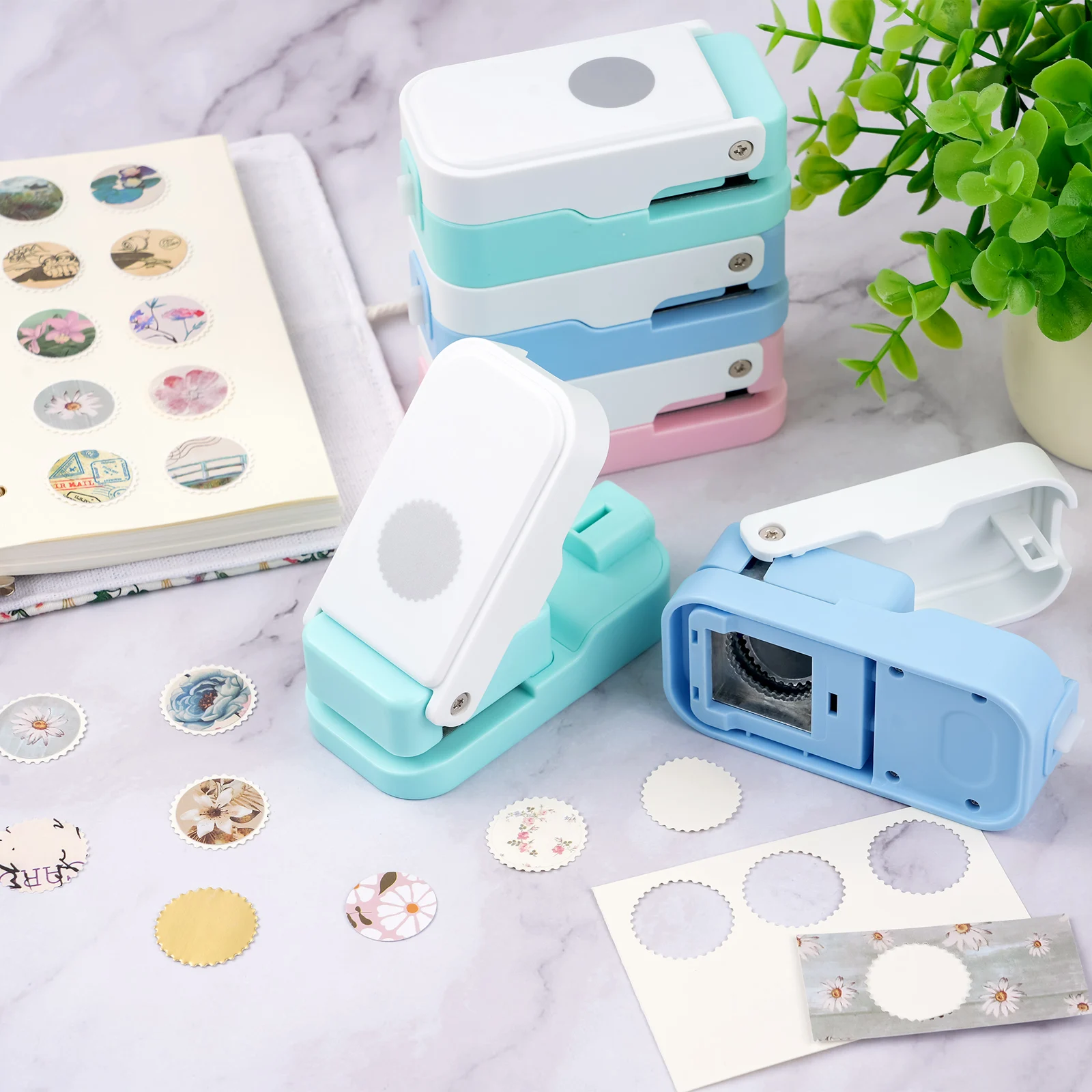 Perforadora de círculos con di - Scrapbooking reseña y precio